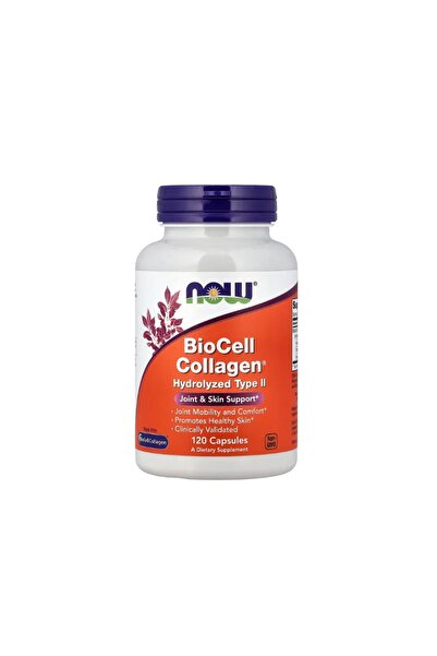 Now Foods BioCell Collagen Hydrolyzed Type II 120 Capsules -