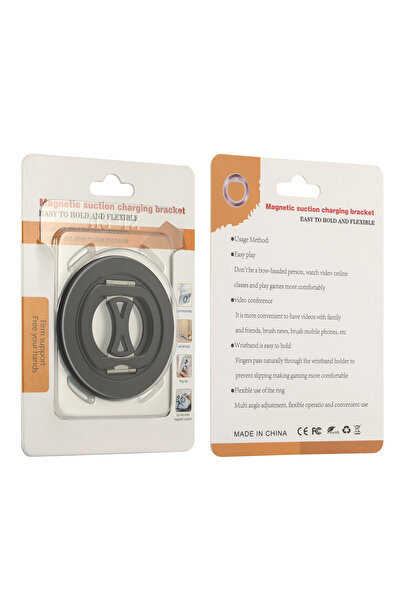 Arabest Magnetic Phone Grip Support Stabilizing Kickstand 360 Degree Rotation