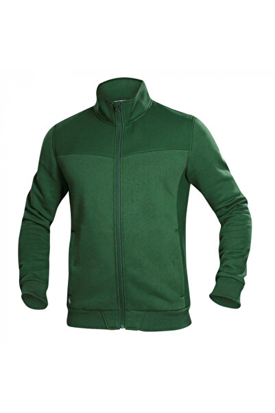 ardon Hanorac verde fără glugă, 50% bumbac, 50% poliester, M007