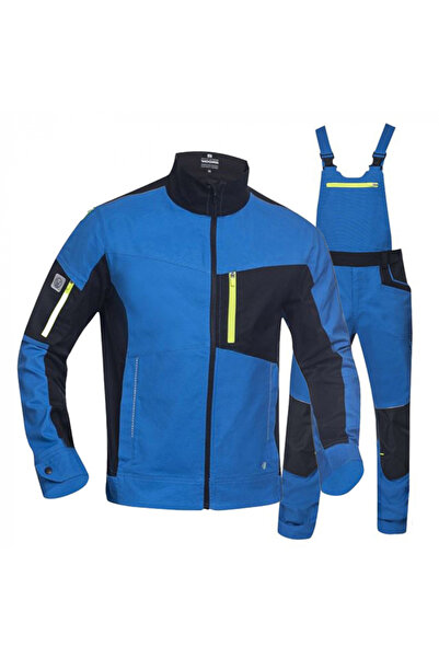 ardon Costum salopetă albastru cu jachetă și pantaloni cu pieptar, 4XSTRETCH