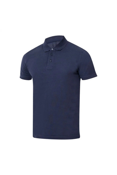 ardon Men's navy blue polo shirt with short sleeves, ZIDYN