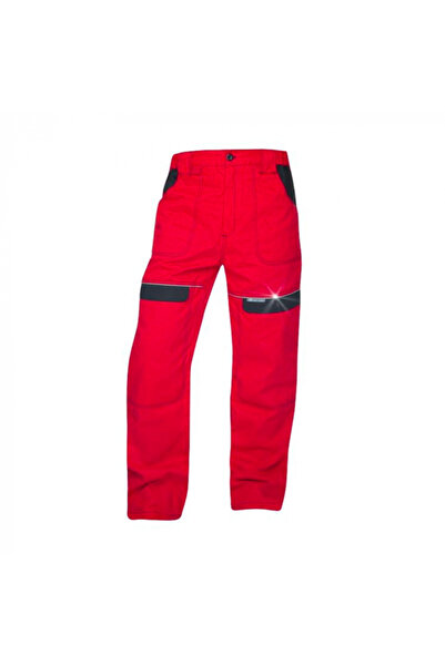 ardon Red work trousers with a high waist, red color, COOL TREND