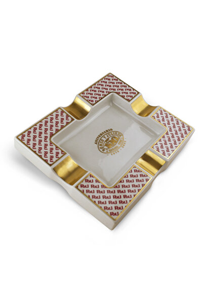 Habanos Romeo y Julieta 150th Anniversary Büyük Porselen Puro Küllüğü 4lü