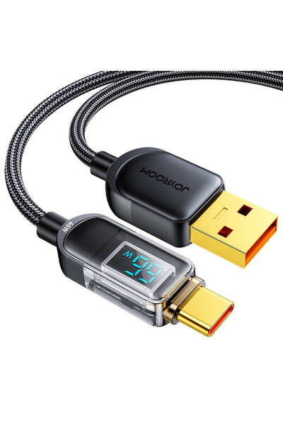 Joyroom Cablu de date USB-C 66W 1,2m Negru
