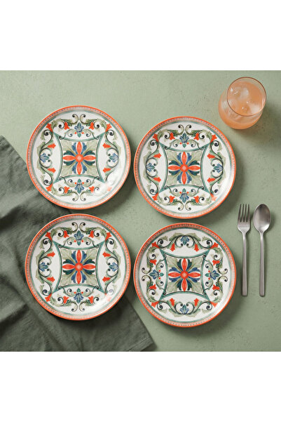 Güral Porselen Camelia Rustik 4 Kişilik Pasta Takımı 3053