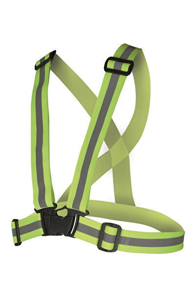 ardon Reflective elastic suspenders, yellow color,