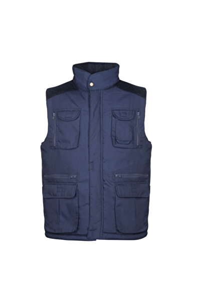 ardon DANNY black padded winter vest, navy blue color, 65/35 polyester