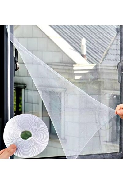 Macrostar Perdea anti-insecte pentru fereastră, cu o singură aripă, gata de instalat, cu sistem autoadeziv tip velcro, 75x125 cm - Poate fi tăiată