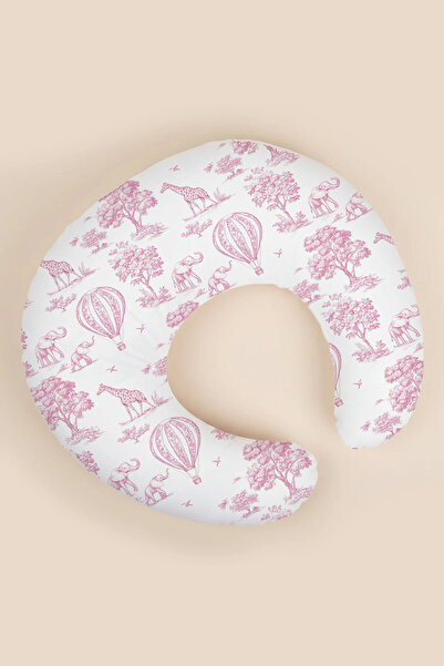 Messido Plus وسادة الرضاعة - سفاري بالونات وردية