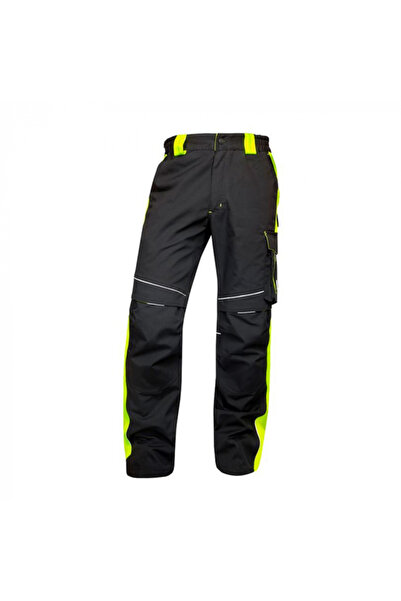 ardon Pantaloni în talie de iarnă negri, culoarea negru, NEON