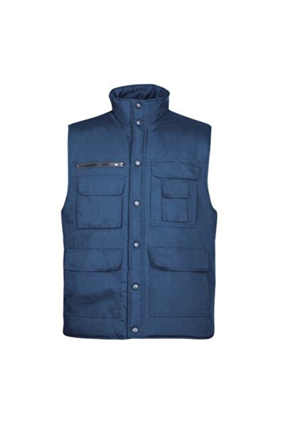ardon Men's winter vest with pockets, navy blue color, TONY, polyester 65/35