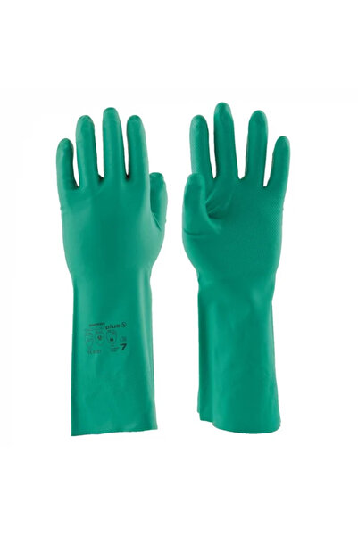 ardon Mănuși de protecție antichimice nitril, culoarea verde, grosime palmă 0...