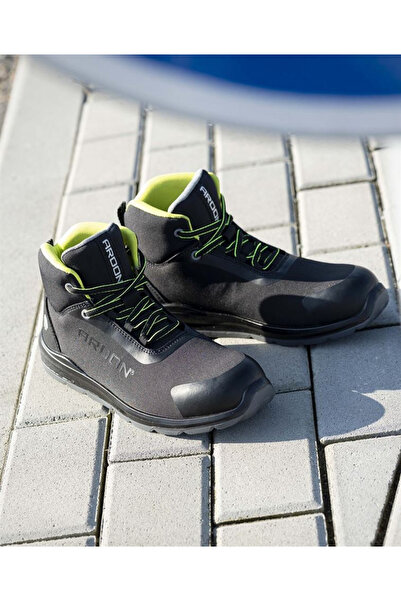 ardon SOFTEX S1P safety boots, with metal toe cap and lamina, black color