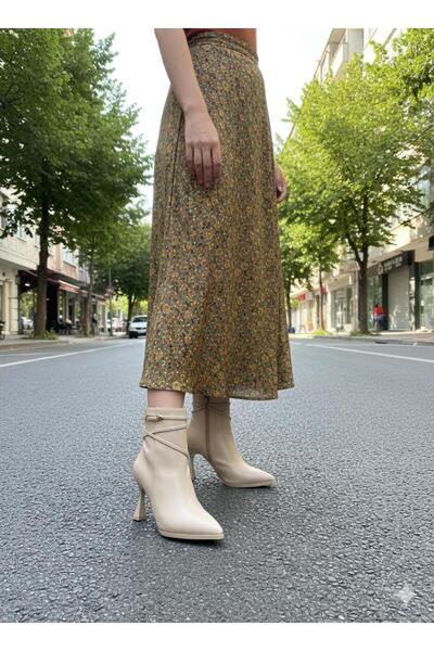 Neco Cizme cu vârf ascuțit, cizme scurte foarte elegante pentru femei, cu toc...