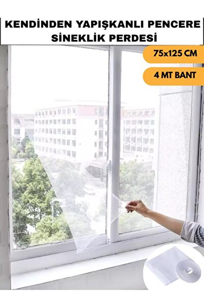 Macrostar Samolepljiva zavjesa za prozore sa jednim krilom, spremna za upotre...