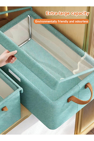 Generic Bedroom clothing storage box - foldable storage container for station...