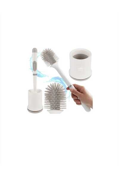 VİBE Perie de baie din silicon, albă