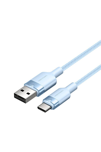Vention Cablu de încărcare rapidă USB la USB-C de 2 m, albastru