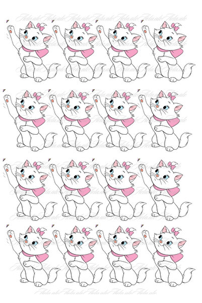 Aela.alc Set of 3 sheets of A4 stickers