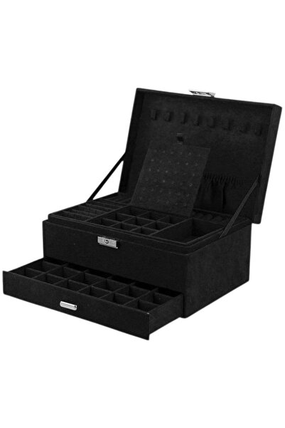 ECARLA - Black jewelry box, 1 pc.