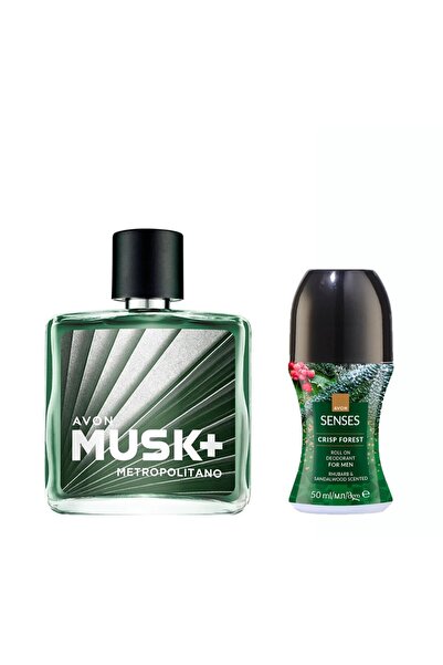 AVON MUSK METROPOLITANO ERKEK PARFUM SET