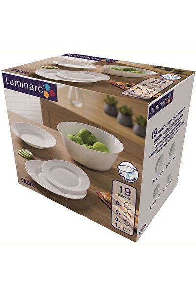 Luminarc Cadix 19-piece dinner service set