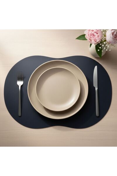 Grand Fine Art 2 Pieces of Leather American Service Plate - Symmetrical Oval ...