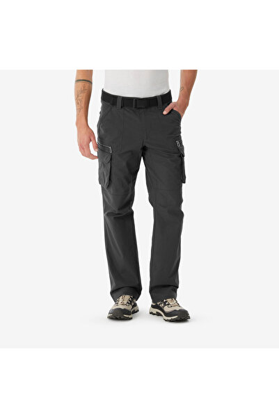 Decathlon Quechua Erkek Outdoor Kargo Pantolon - Gri - NH500