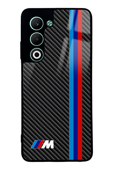 Spoyi Oppo A5 5G Karbon M2 Tasarımlı Glossy Telefon Kılıfı