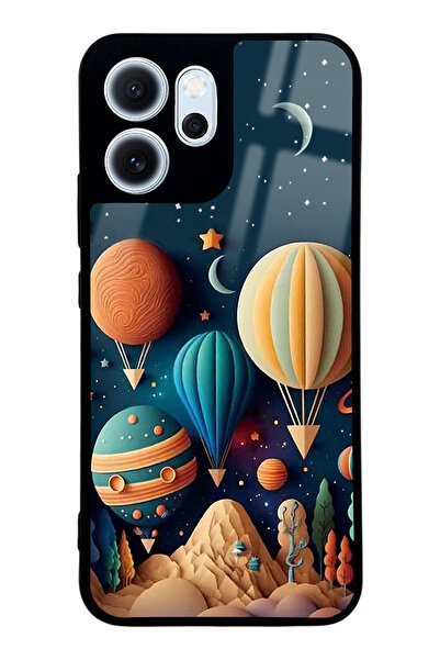 Spoyi Oppo Reno 14F Astral balonlar Tasarımlı Glossy Telefon Kılıfı