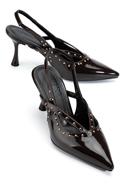 ELEVAM Γυναικεία παπούτσια με τακούνι Bella από λουστρίνι με μυτερή μύτη