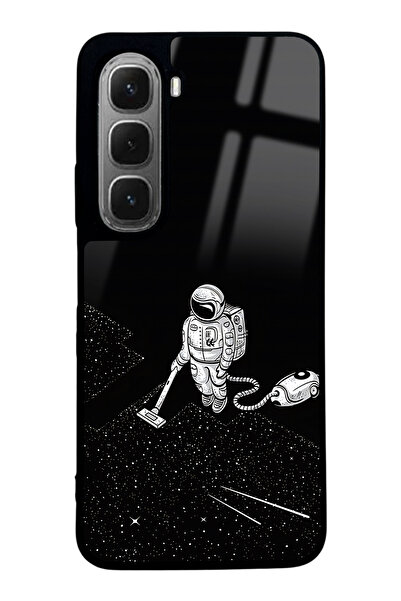 Spoyi غطاء هاتف لامع بتصميم رائد الفضاء تاتيانا لهاتف إنفينكس هوت 60i