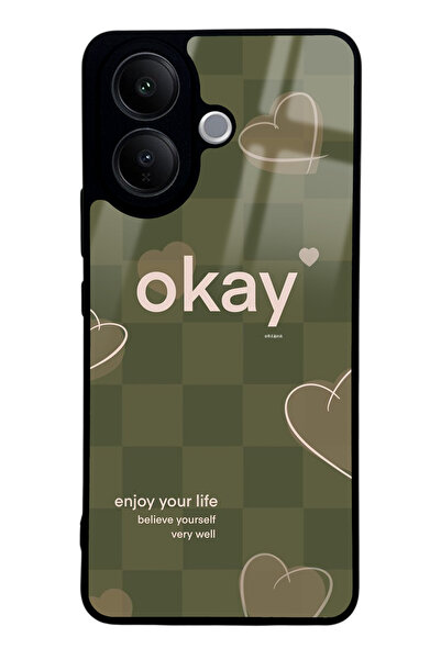 Spoyi Vivo V60 Lite Enjoy Your Life Tasarımlı Glossy Telefon Kılıfı