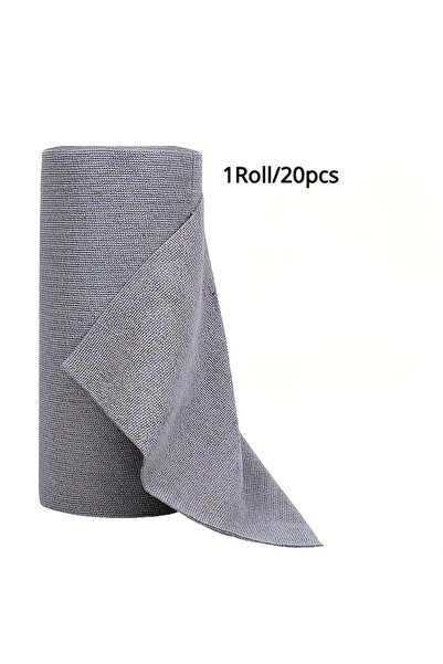 choice2 لفافة واحدة/20 قطعة قماش تنظيف قابلة لإعادة الاستخدام من الألياف الدق...