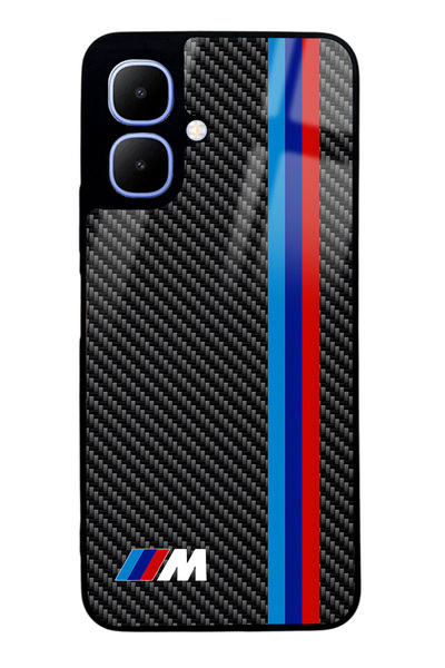 Spoyi غطاء هاتف إنفينكس سمارت 10 كاربون إم 2 بتصميم لامع