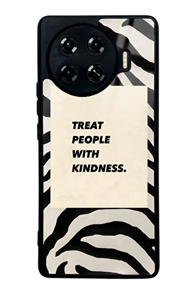 Spoyi حافظة هاتف تكنو سبارك 20 برو بلس بتصميم زيبرا لامع