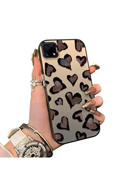 ucuc حافظة حماية للعدسات من السيليكون الصلب الأكريليكي المتوافق مع Realme C25...