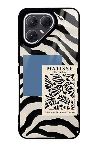 Spoyi حافظة هاتف تكنو بوفا 7 برو بتصميم زيبرا ماتيس لامع