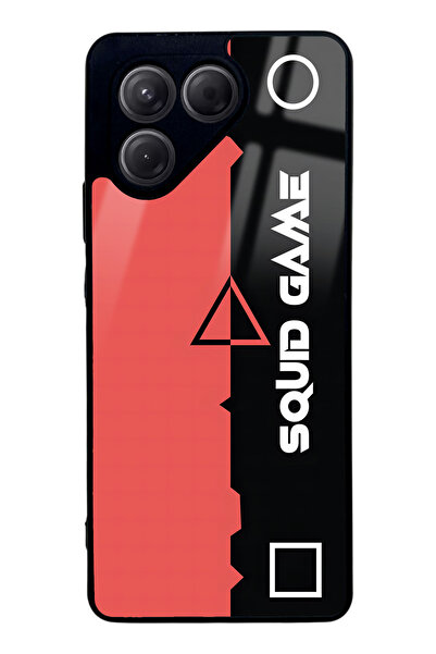 Spoyi حافظة هاتف تكنو بوفا 7 بتصميم لعبة الحبار اللامعة