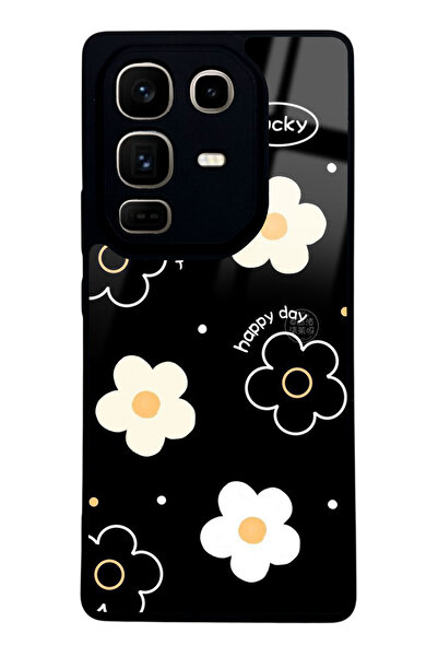 Spoyi İnfinix Note 50 Pro Lucky Happy Day Tasarımlı Glossy Telefon Kılıfı