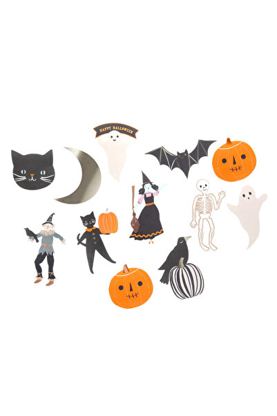 Meri Meri ملصقات هالوين مقصوصة - 25 قطعة