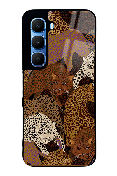 Spoyi غطاء هاتف إنفينكس هوت 60 بتصميم الفهد اللامع