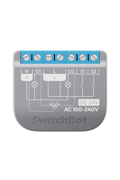 SwitchBot 2PM Smart Relay Switch, 16A, Dual-Channel, Matter Compatible, WiFi/...