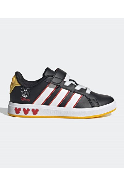 adidas حذاء رياضي جراند كورت ميكي ماوس - أسود