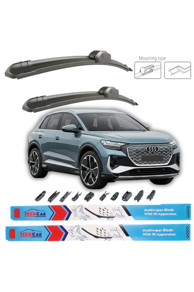TEAMCAR Wipers Audi Q4 e-tron (Sportback F4N) 2021-2024 – Front set