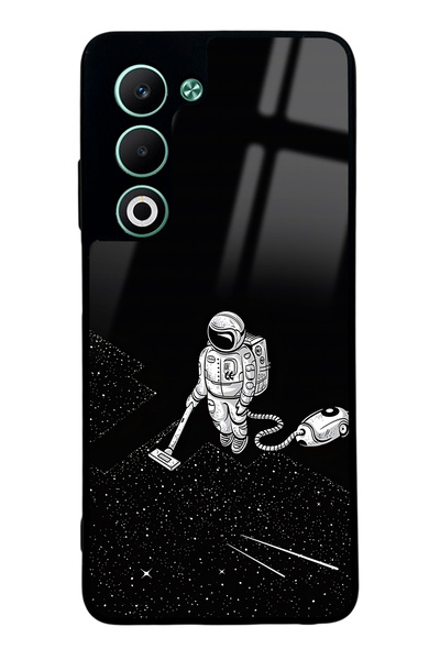 Spoyi حافظة هاتف لامعة بتصميم رائد الفضاء تاتيانا لهاتف أوبو A5 5G