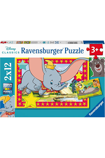 RAVENSBURGER Dumbo Puzzle 2 x 12 Parça