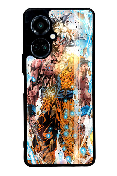 Spoyi حافظة هاتف تكنو كامون 19 بتصميم أنيمي وور لامعة