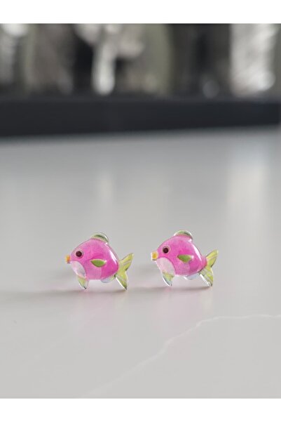 AyShope Fish Patterned Silicone Children's Earrings, a Pair of Antiallergic T...