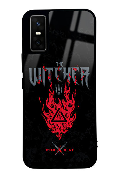 Spoyi İnfinix GT 30 Pro Witcher 3 Fire Tasarımlı Glossy Telefon Kılıfı